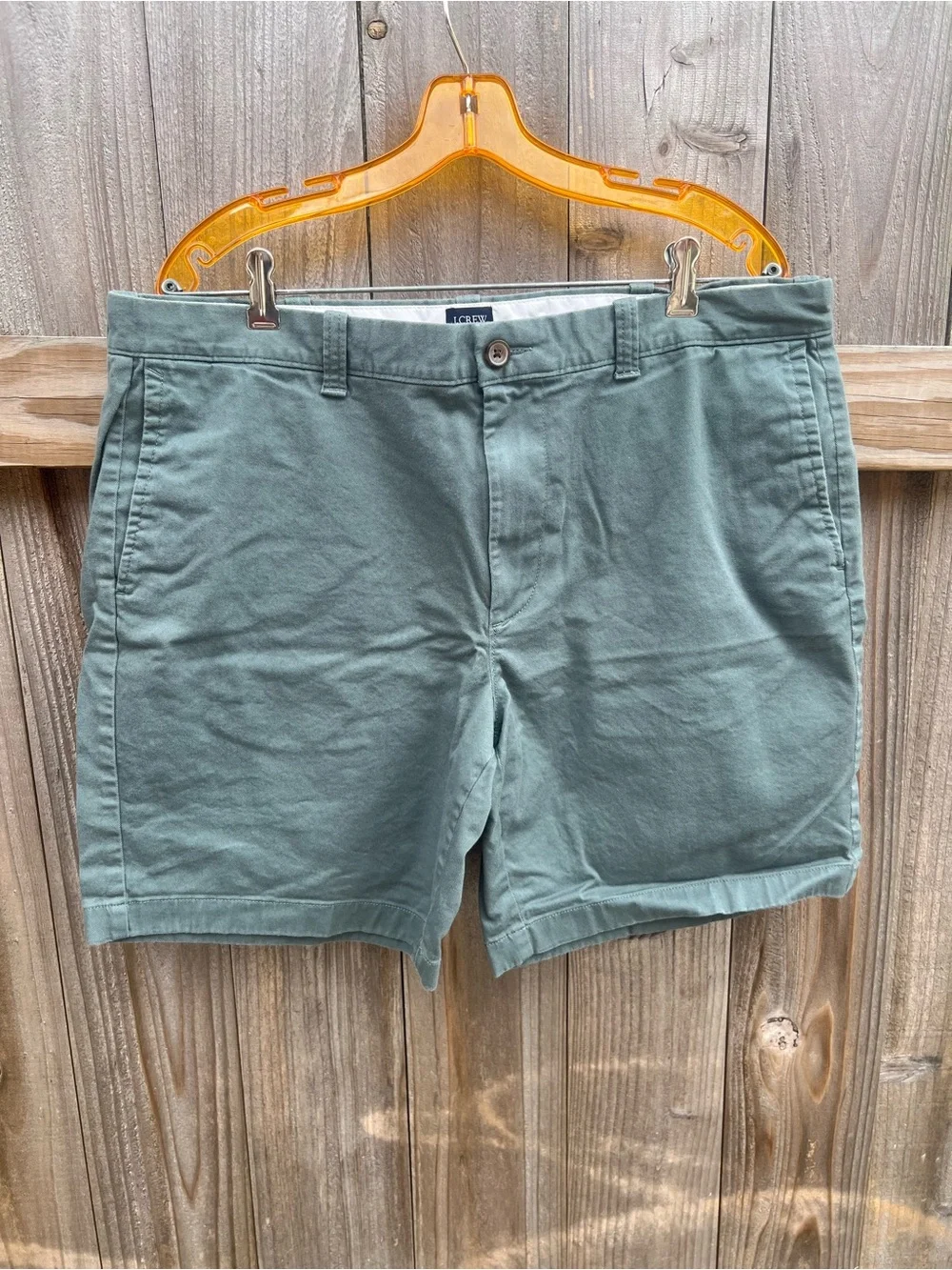 J.Crew Men's Chino Shorts Sage Green 9